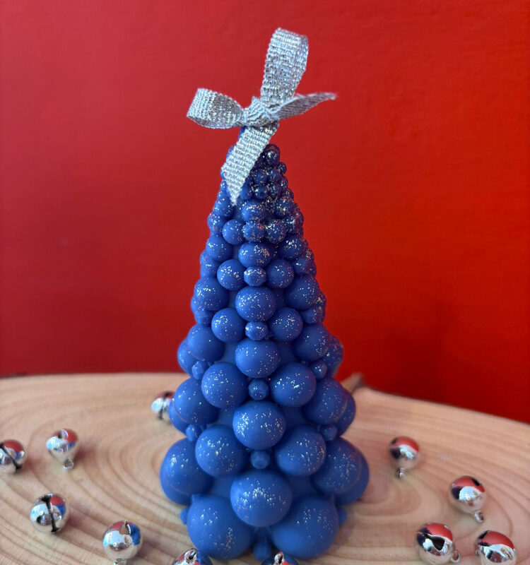 Albero bolle grande - Candela in cera di oliva