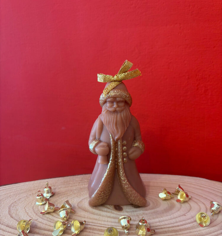 Babbo Natale - Candela in cera di olive