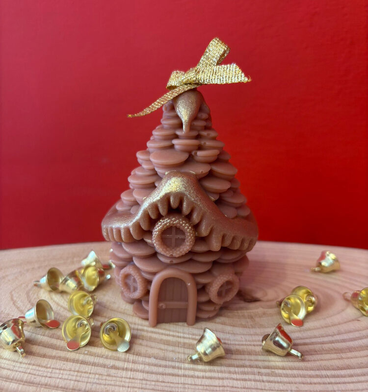 Casetta - Candela in cera di oliva