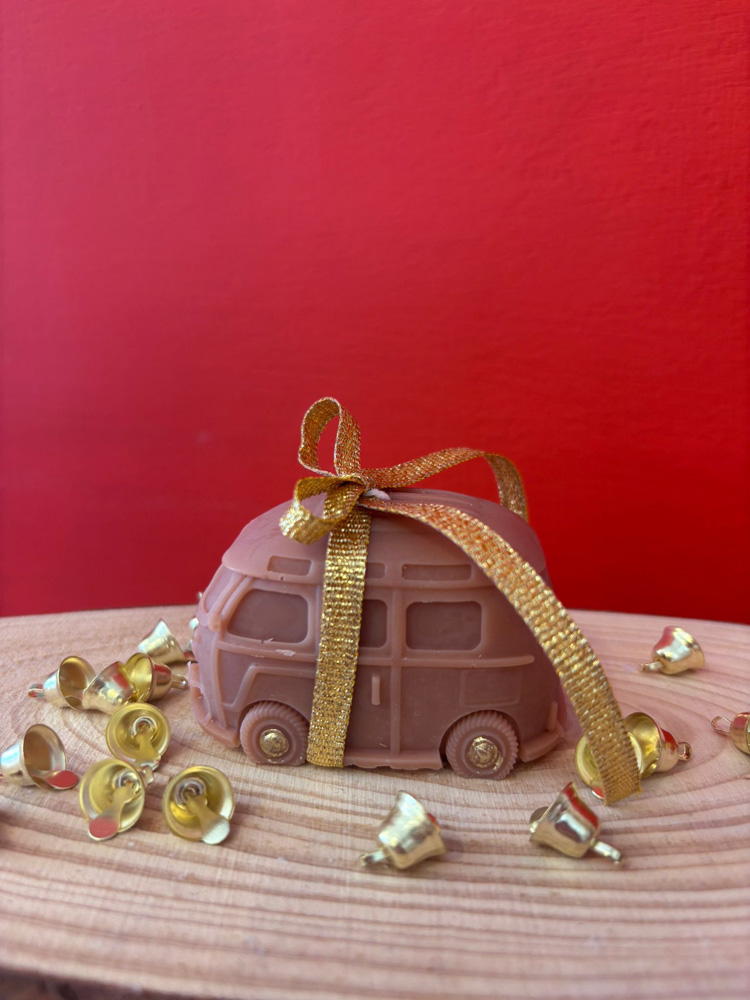 Furgoncino - Candela in cera di olive