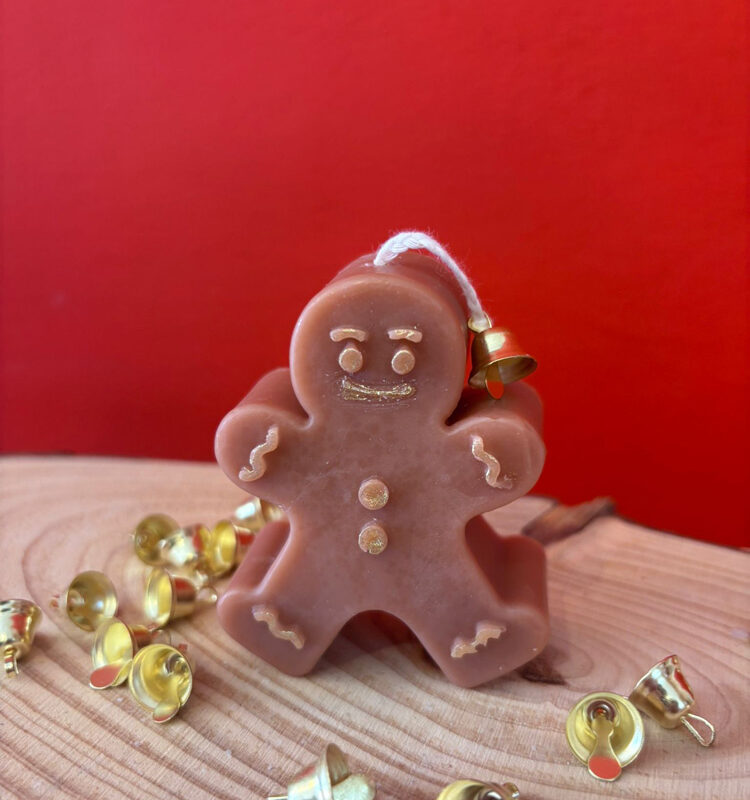 Pan di zenzero - Candela in cera di olive