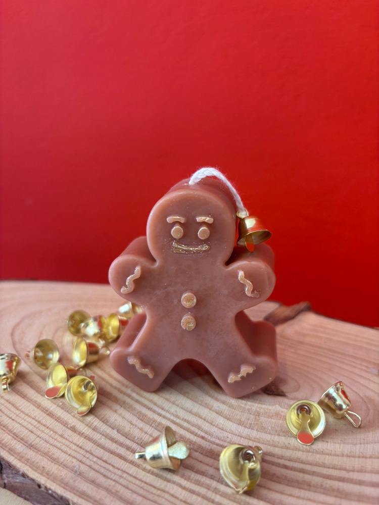 Pan di zenzero - Candela in cera di olive