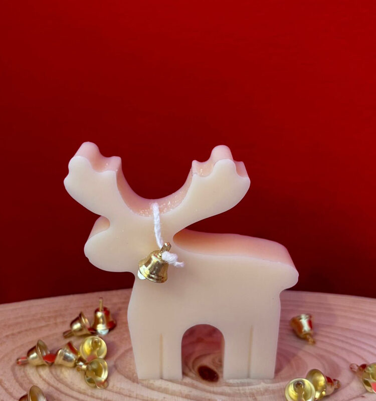 Renna - Candela in cera di oliva