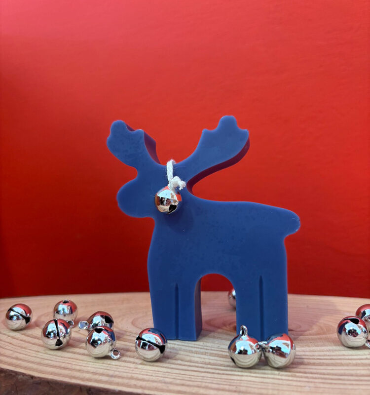 Renna - Candela in cera di oliva