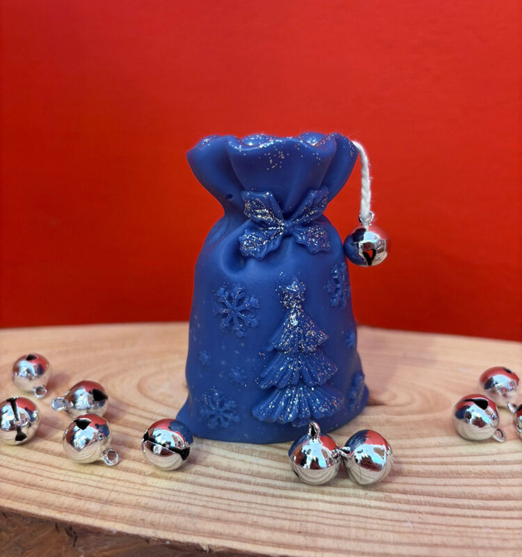 Sacchetto abete - Candela in cera di oliva