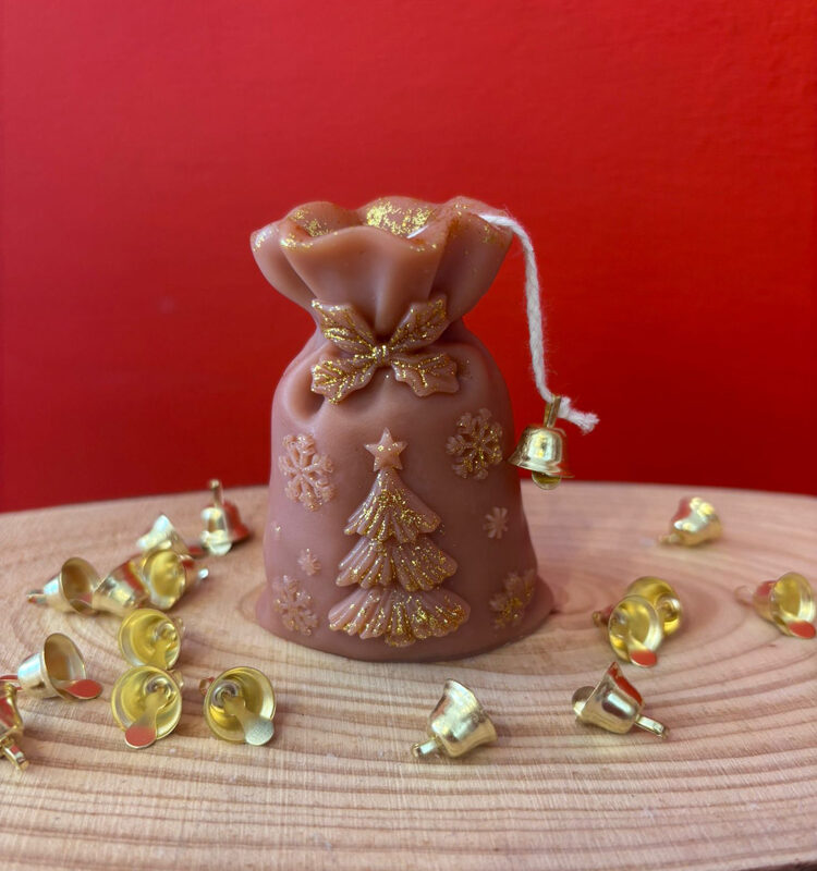Sacchetto abete - Candela in cera di olive