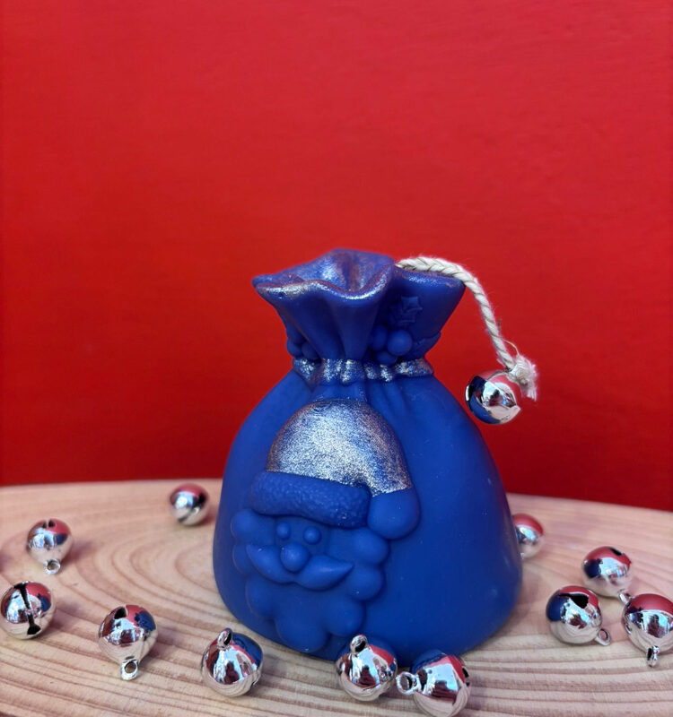 Sacco regalo - Candela in cera di oliva