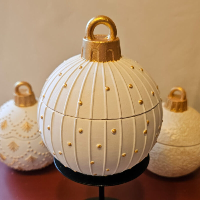 Candela in ceramica di gesso - La Candelara