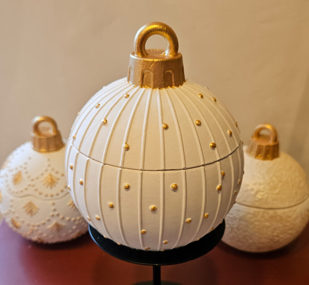 Candela in ceramica di gesso - La Candelara