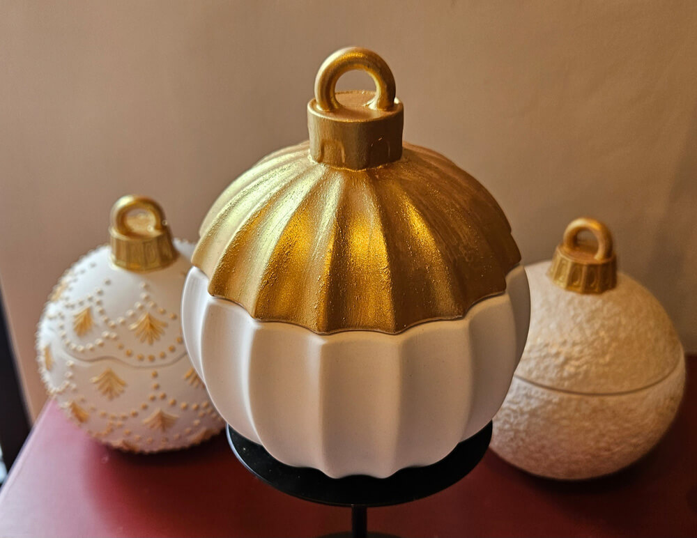 Candela in ceramica di gesso - La Candelara