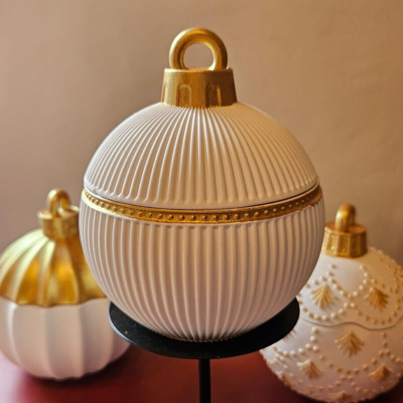 Candela in ceramica di gesso - La Candelara