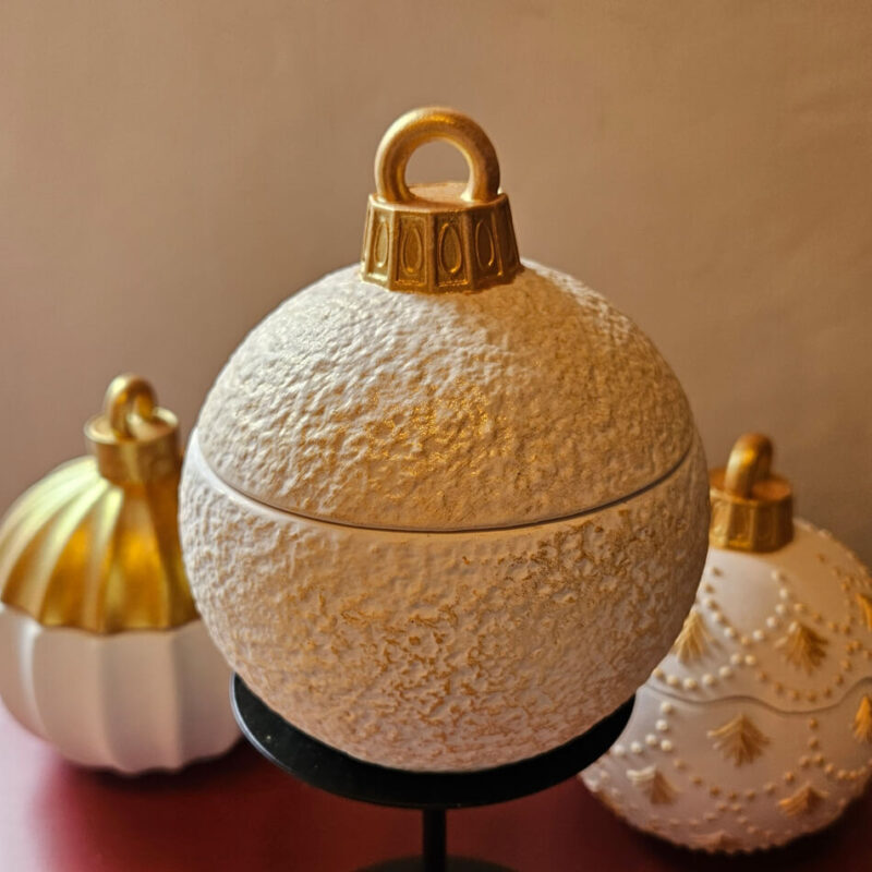 Candela in ceramica di gesso - La Candelara